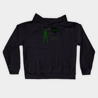 Riddle me this Kids Hoodie